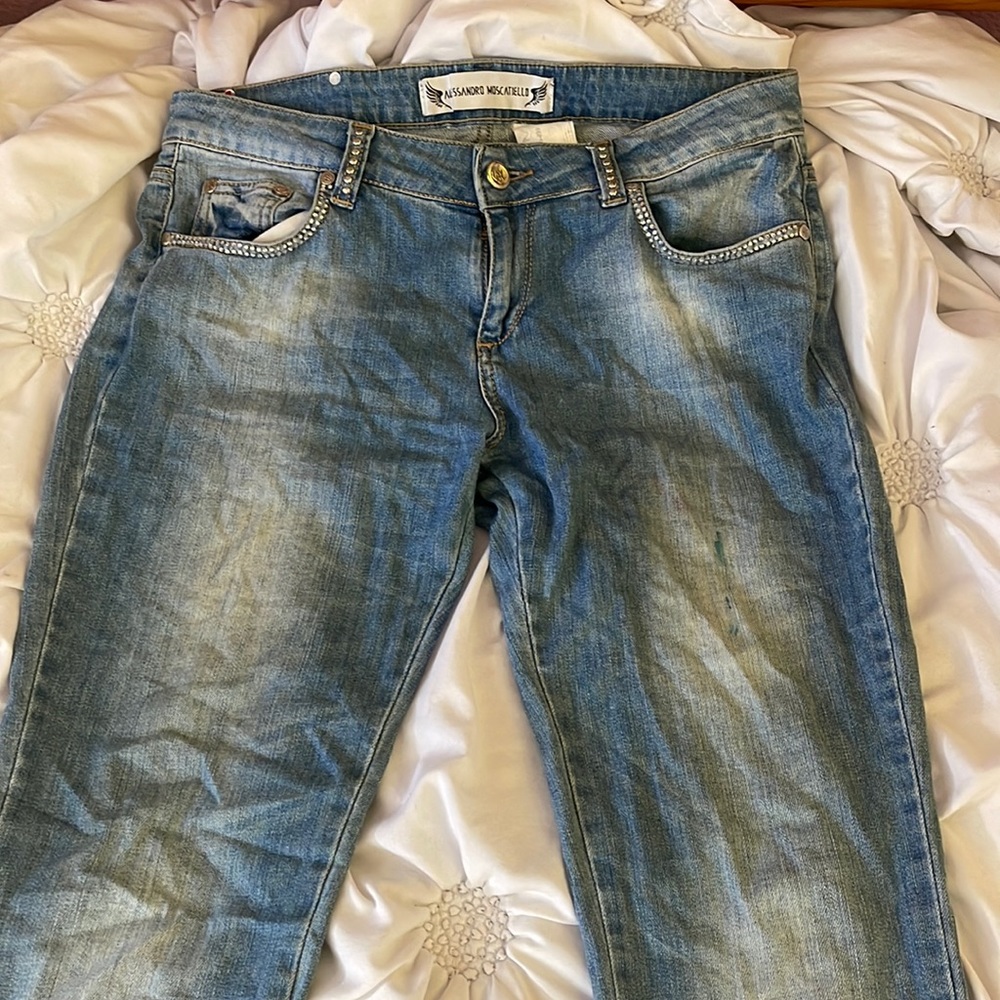 Alessandro Moscatiello Low rise jeans